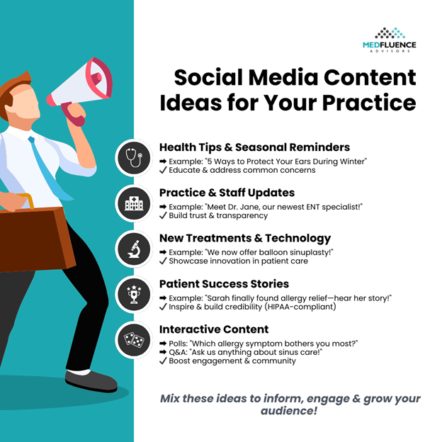 social media content idea banner