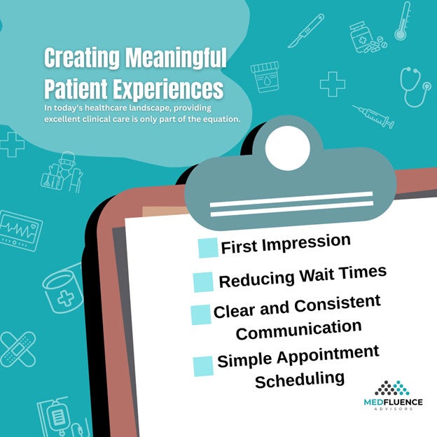 A warm interaction between a clinician and a patient